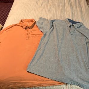 2 men’s xxl nice soft casual shirts.  Look great w jeans or khakis